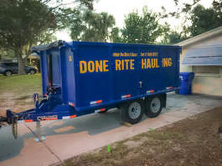 Junk Hauling Dumpster Trailer Rental - Toss and Tote